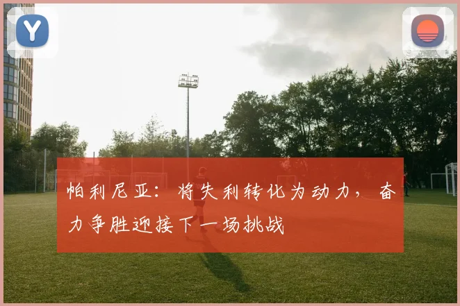 帕利尼亚：将失利转化为动力，奋力争胜迎接下一场挑战